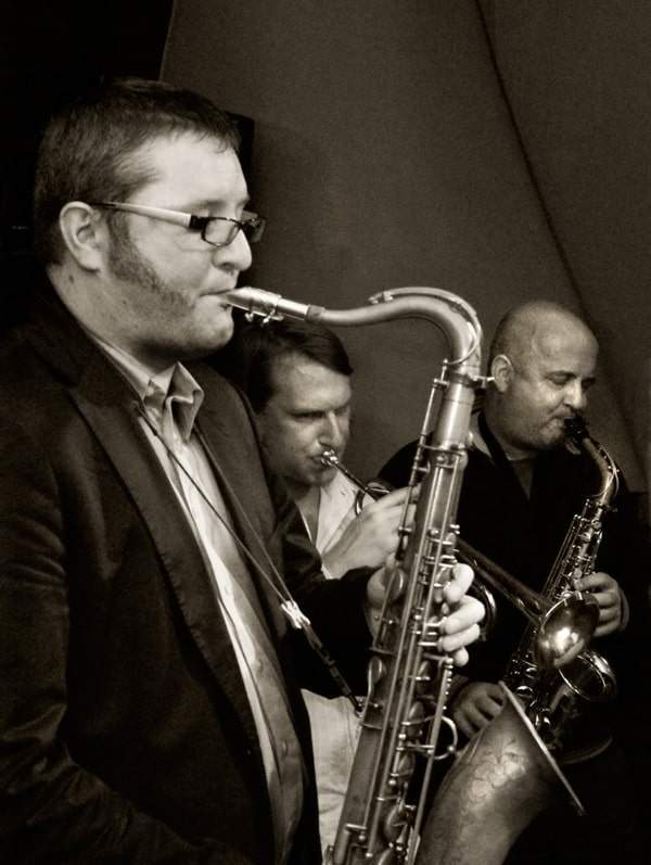 BARCODE soul jazz quintet - Hornsection - Foto von Julian Sander