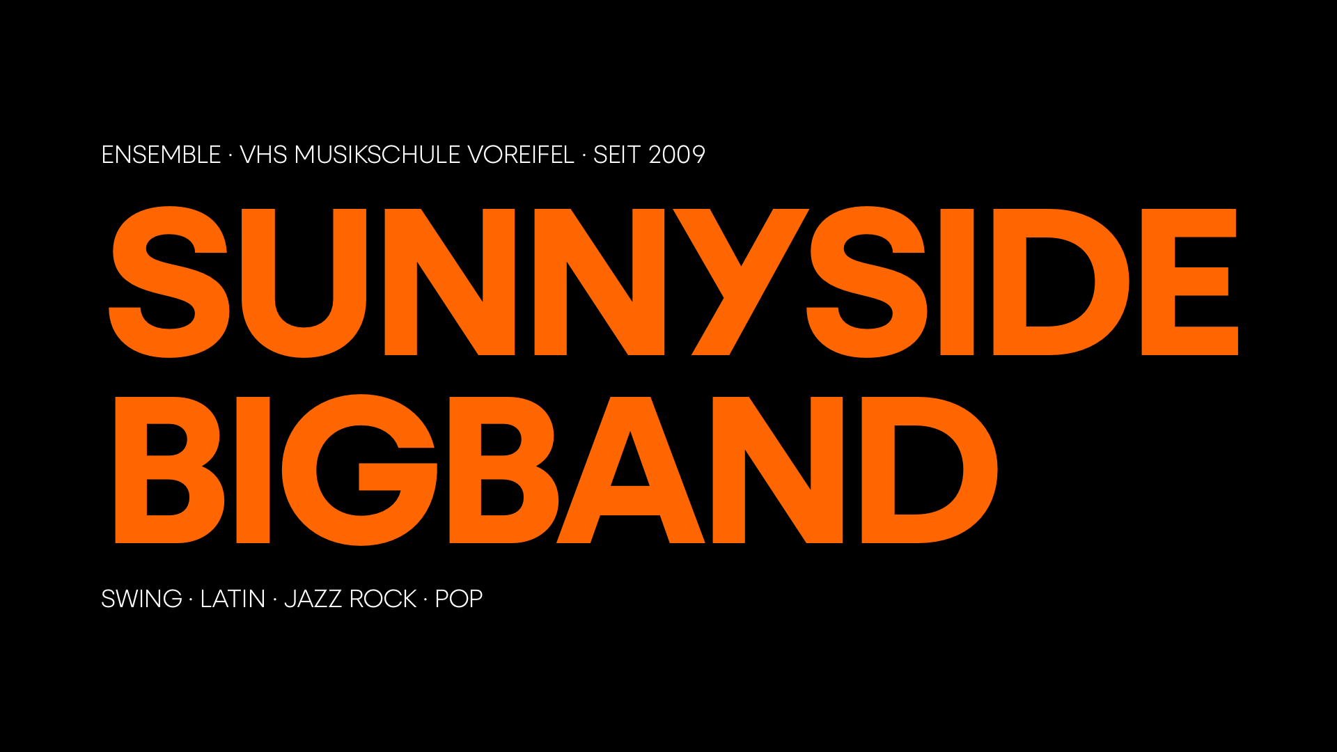 ensemble sunnyside bigband vhs musikschule voreifel seit 2005